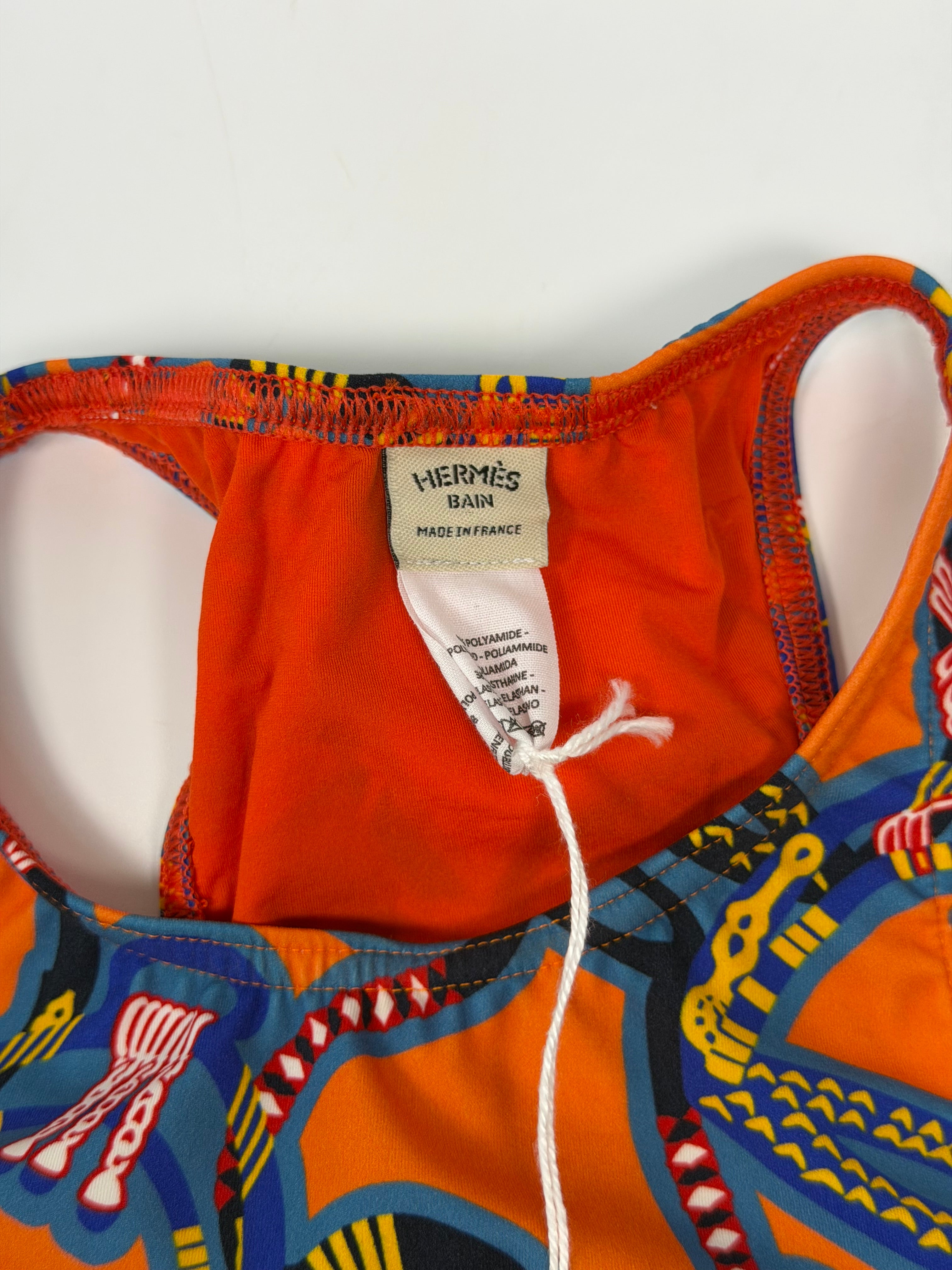 Hermès Printed Bikini Top (Size UK8 ). Authentic and preloved in excellent condition. 100% guarantee