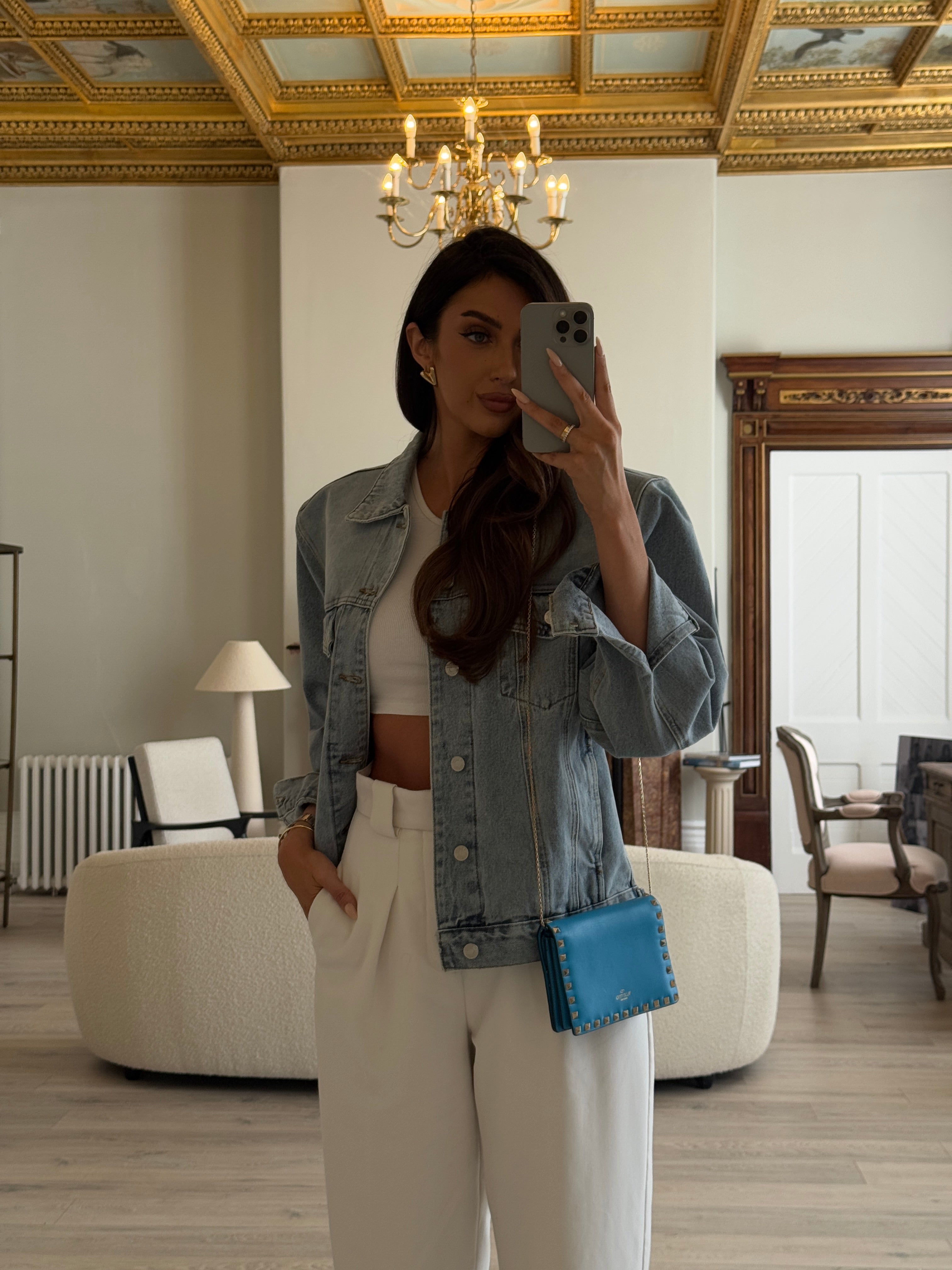 Valentino Rockstud Wallet On Chain