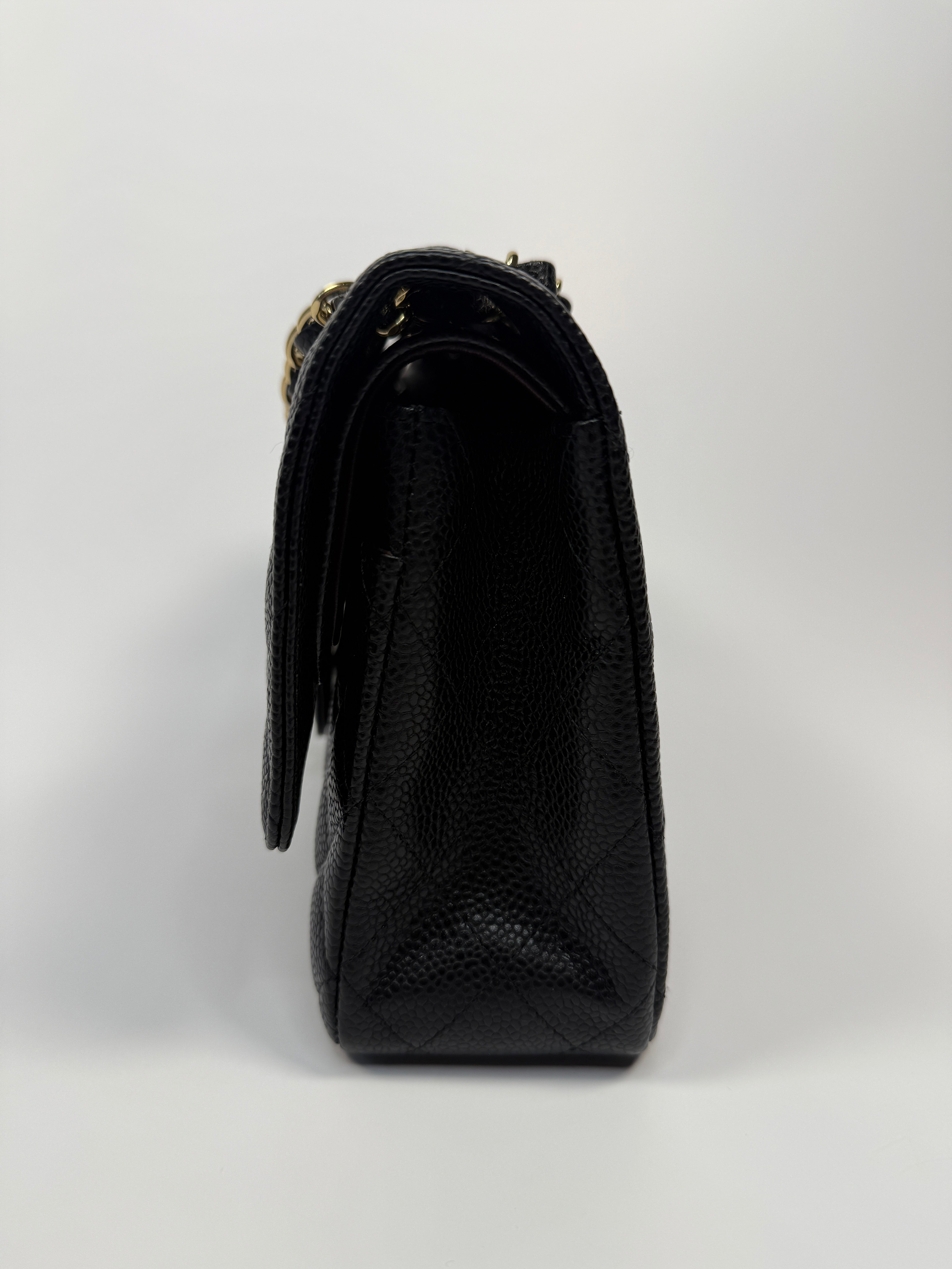 Chanel Medium Classic Double Flap Black CaviarWith Gold Hardware
Pre Loved & Authentic 