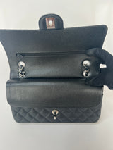 Chanel Black Caviar Leather Medium Classic Double Flap