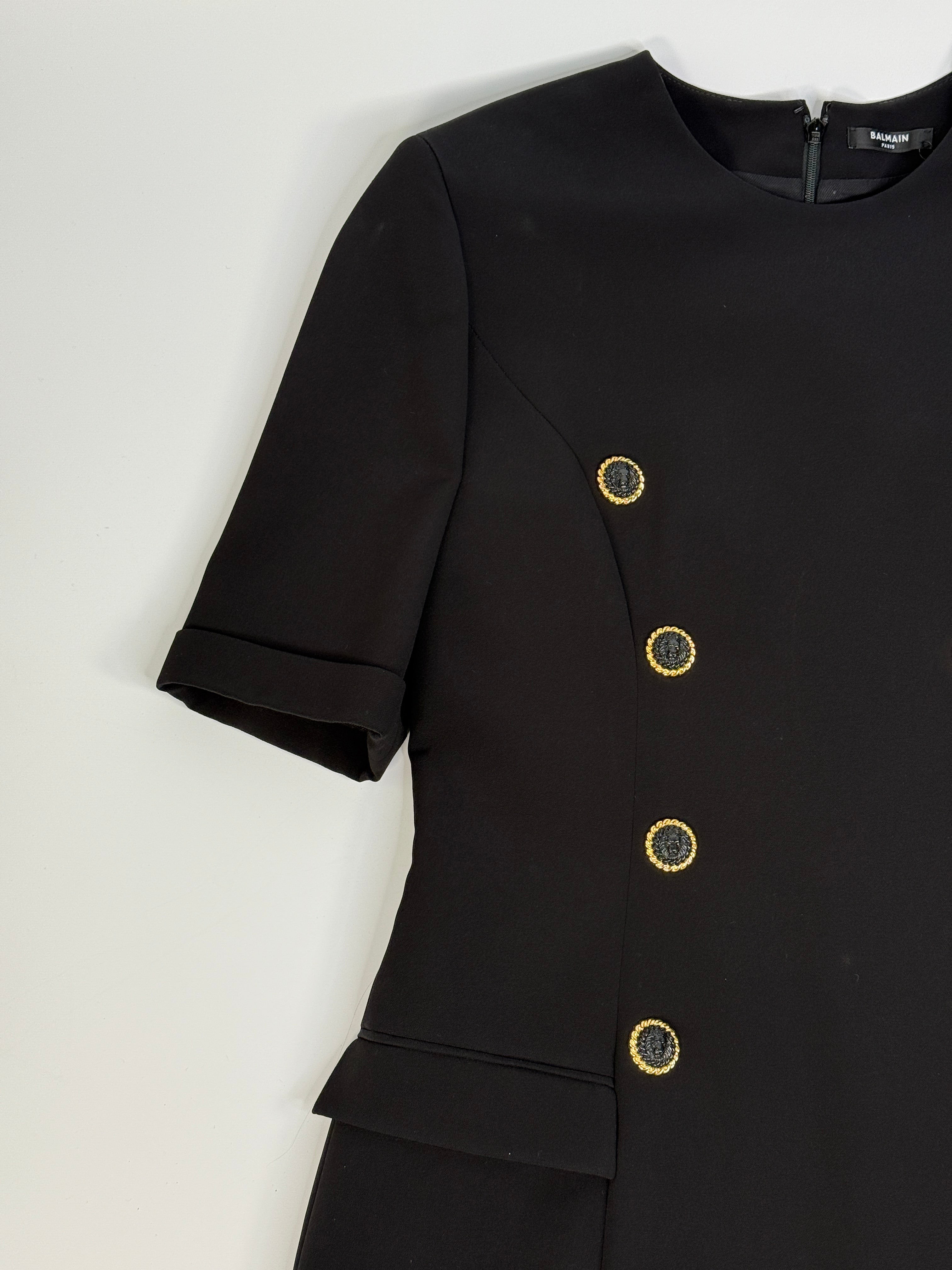 Balmain Crêpe Mini Dress  (Size UK14)