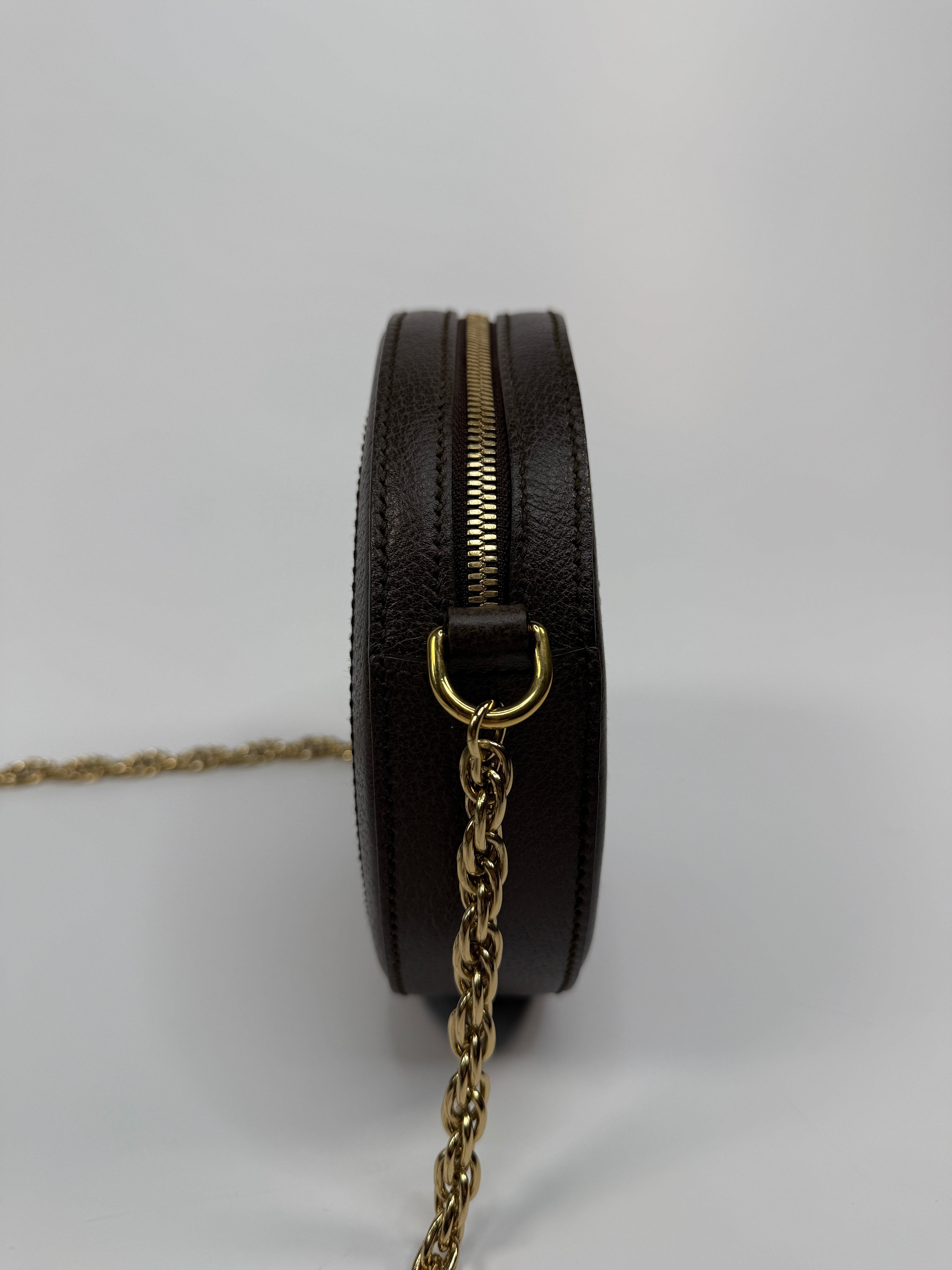 Gucci Mini GG Supreme Round Ophidia Bag