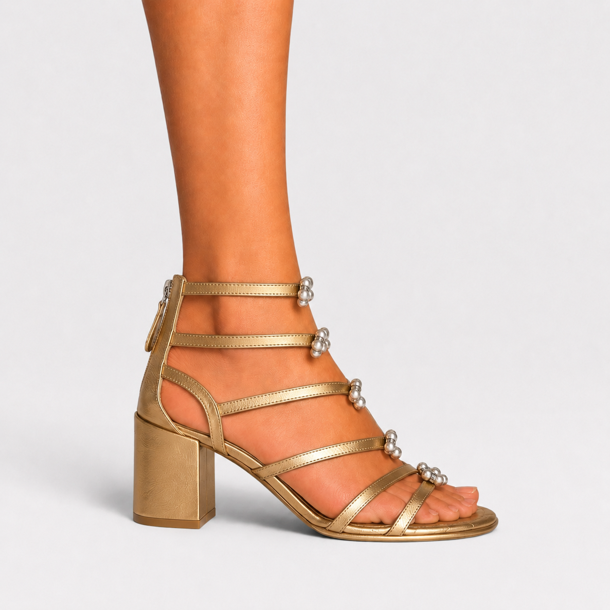 Chanel Platform Sandals In Metallic Gold (Size 38 / UK5) 100% authentic and preloved in excellent condition