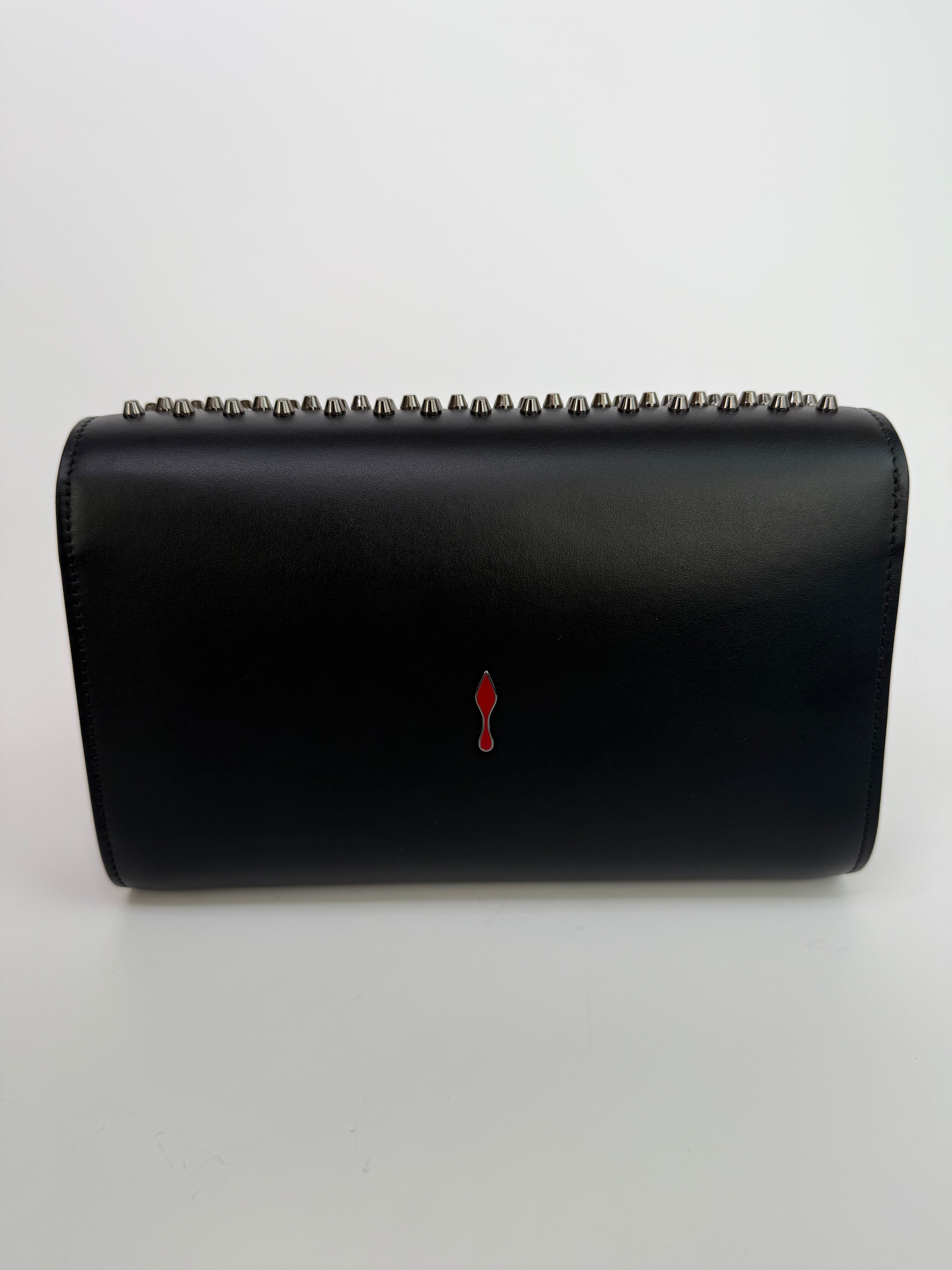 Christian Louboutin Paloma Embellished Leather Clutch