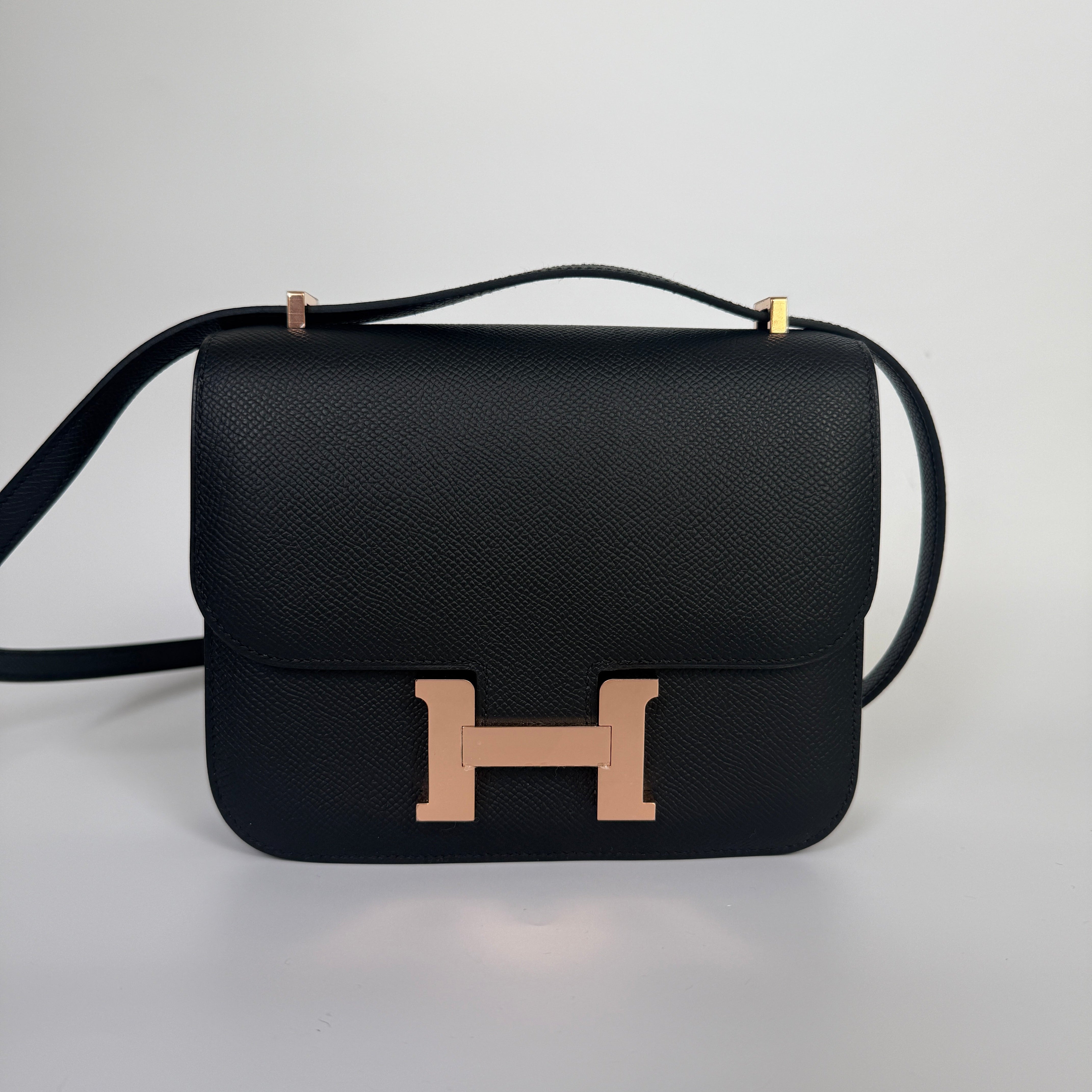 Hermès Constance 18 In Black Epsom Leather Rose Gold hardware
Authentic Pre Loved Verified by Luxe Cheshire Trusted Designer resale