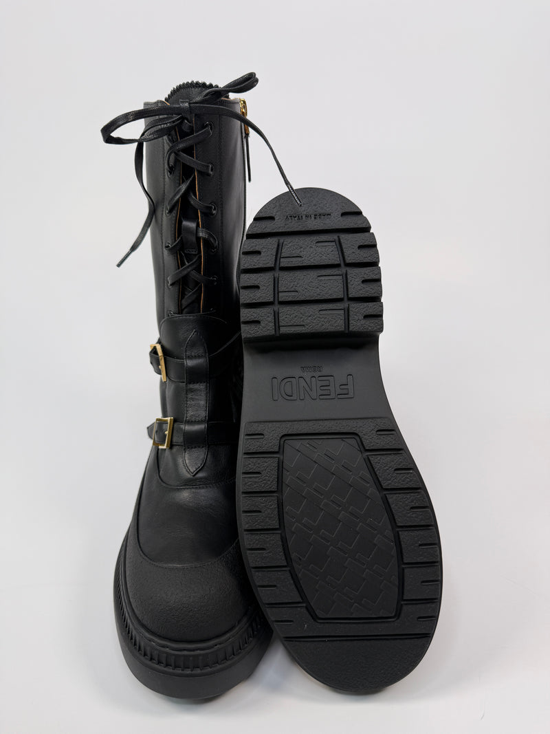 Fendi Biker Boots  (Size 40/ UK7)
