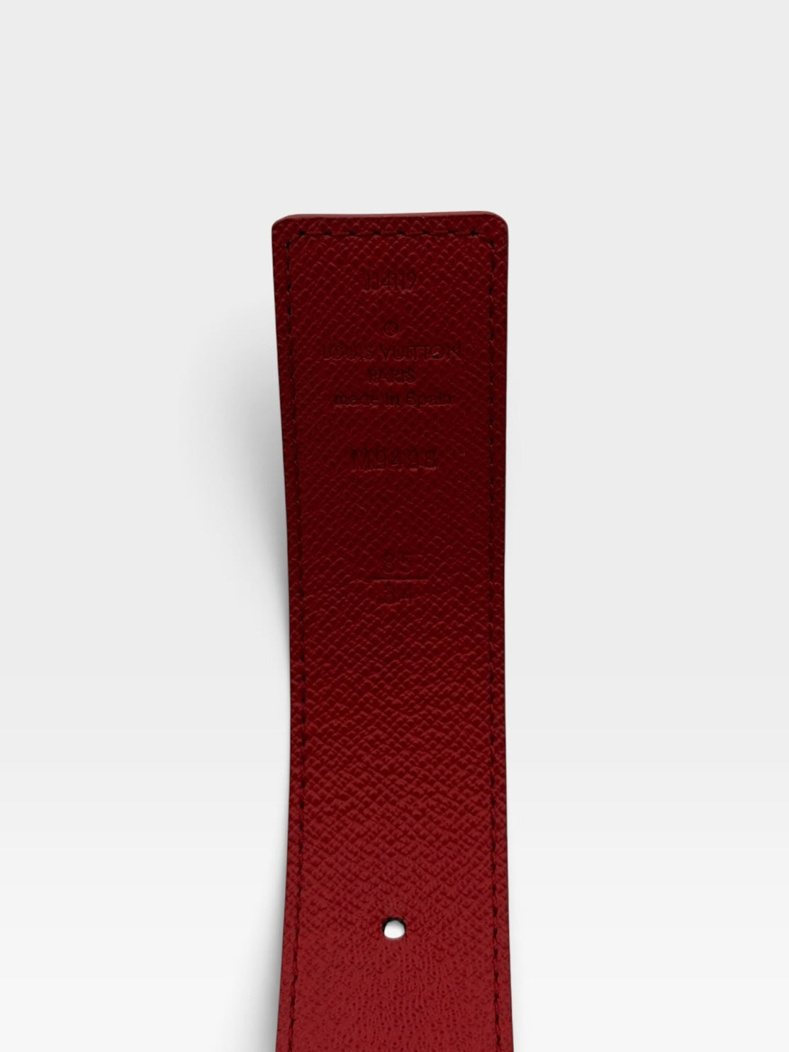 Louis Vuitton Iconic 25MM Reversible Belt Monogram/Red. 100% authentic and preloved in excellent condition