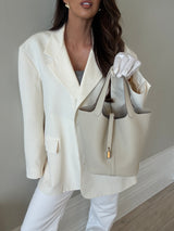 Hermès Picotin 22 In Beton Clemence Leather With PHW