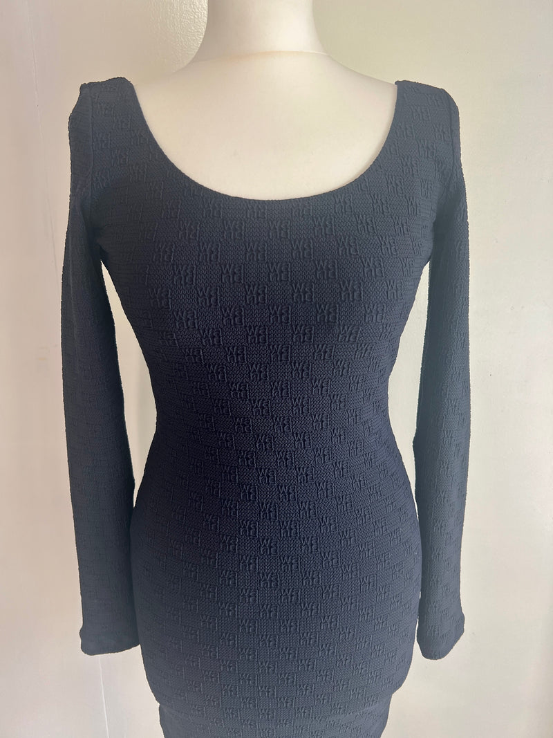 Alexander Wang Black Scoop Back Dress ( Size 2/ UK )