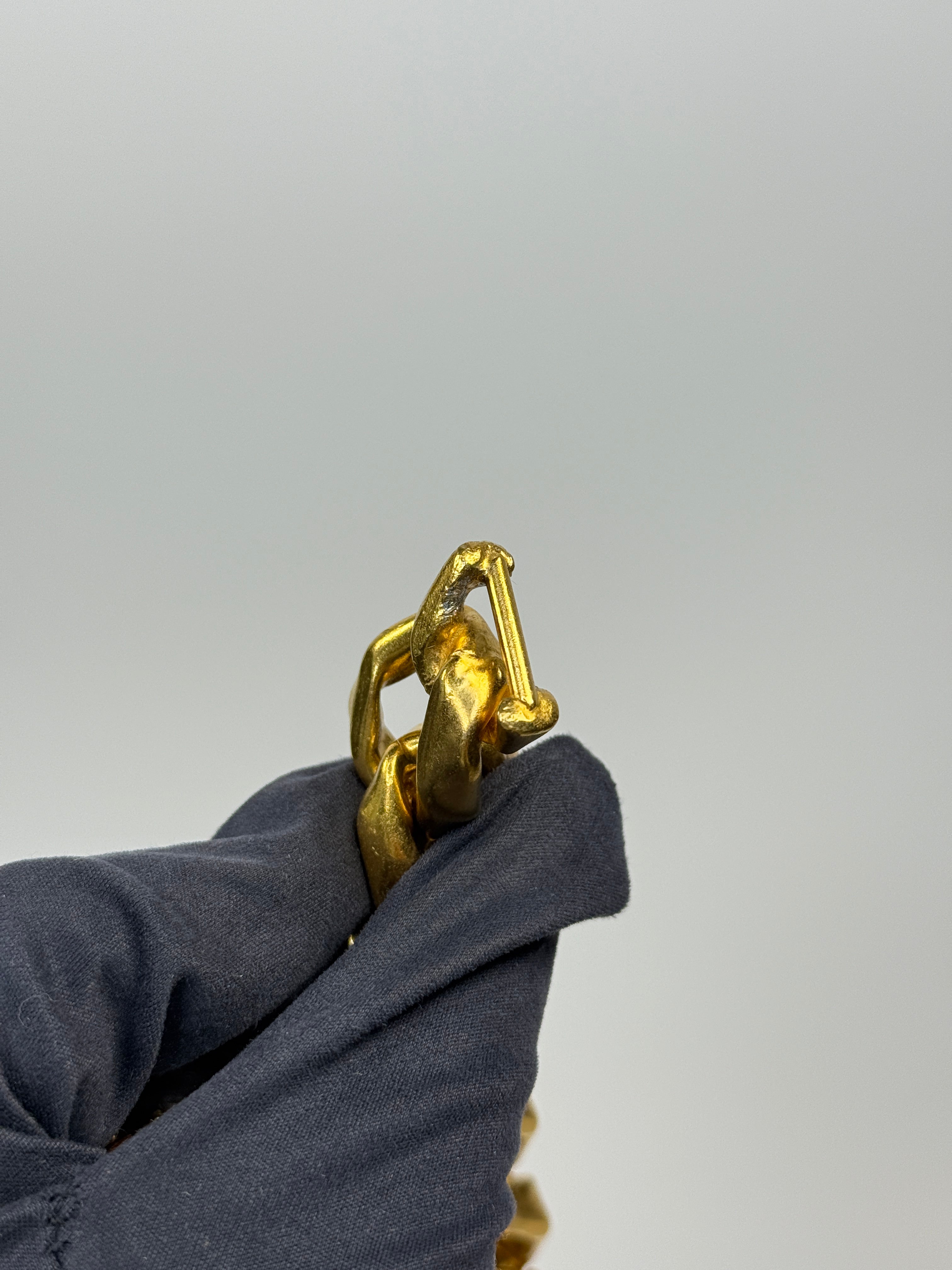 Chanel 1995 CC Rhinestone-Embellished Chain Belt