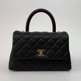 Chanel Small Coco In Black Caviar Leather With GHW