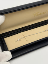 Chopard 18kt White Gold Ice Cube Pure Half Set Diamond Bracelet