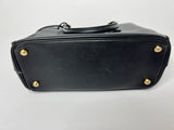 Prada Small Galleria Bag In Black Saffiano Leather