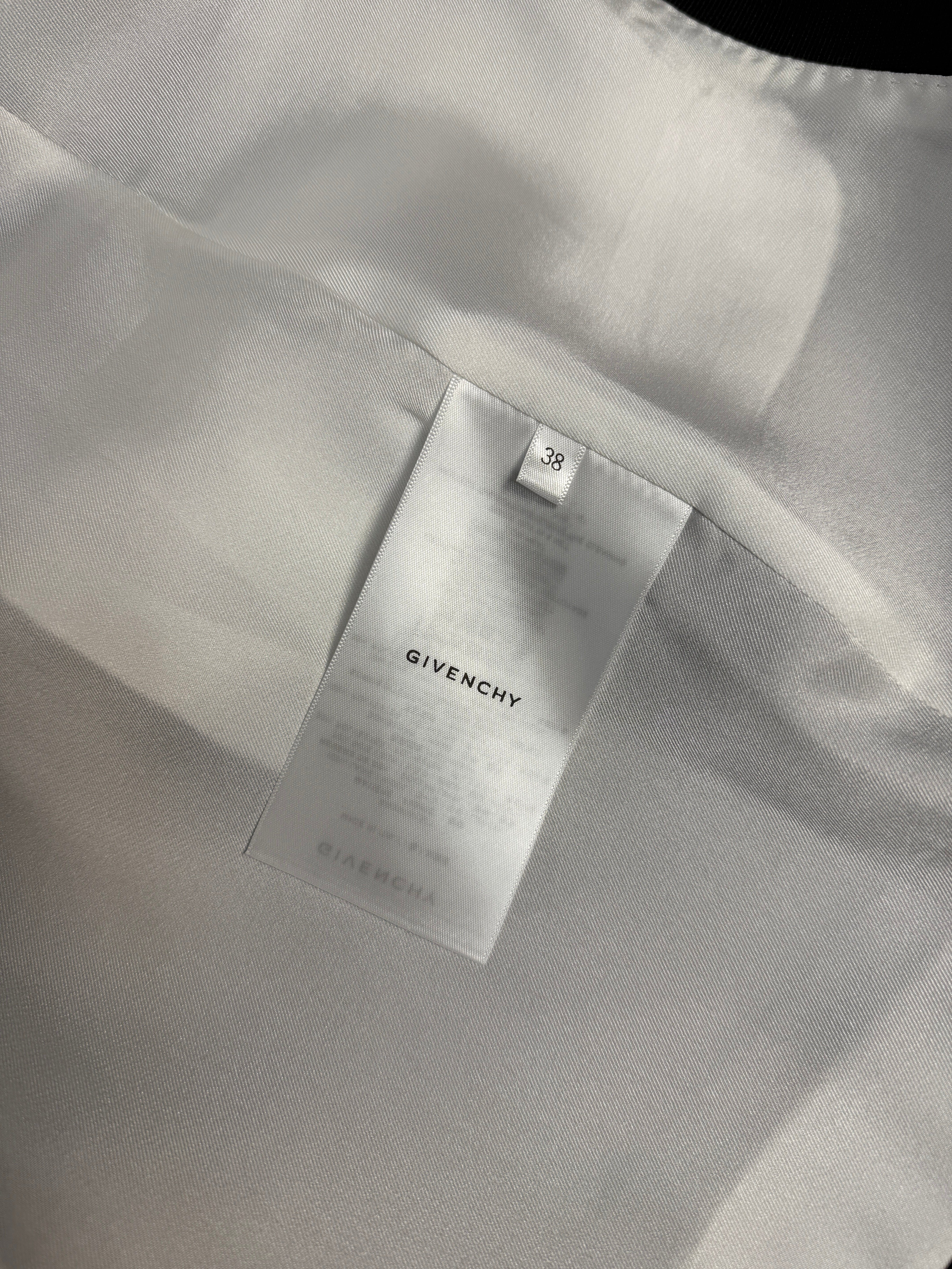 Givenchy Peak-Lapel Double-Breasted Wool Blazer (Size UK10)