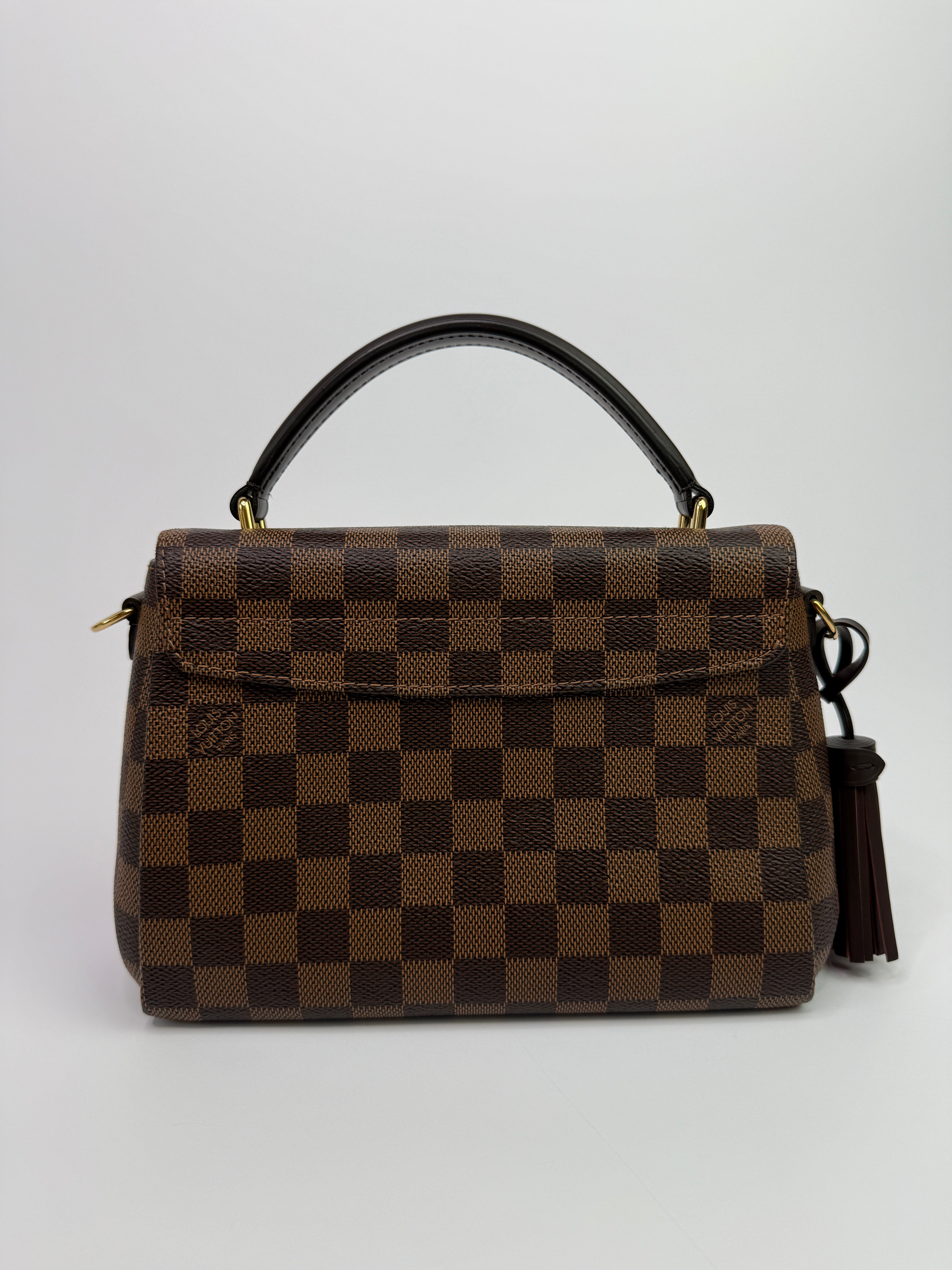 Louis Vuitton Damier Ebene Canvas Croisette Bag