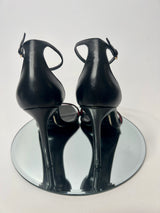 Saint Laurent Black Amber Sandal Heels (Size 39/UK 6)