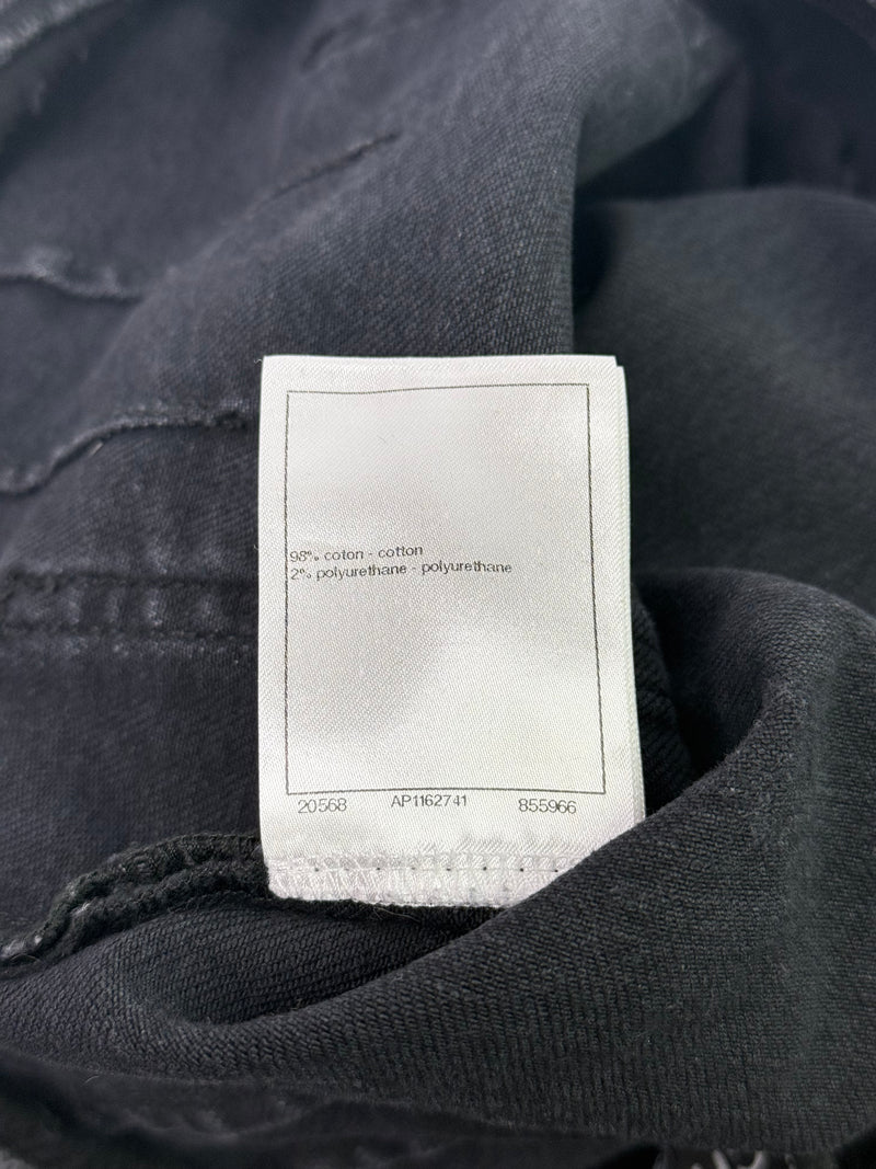 Chanel 23 Metiers D’Art Camellia & CC Logo Jeans (Size 42/UK14)