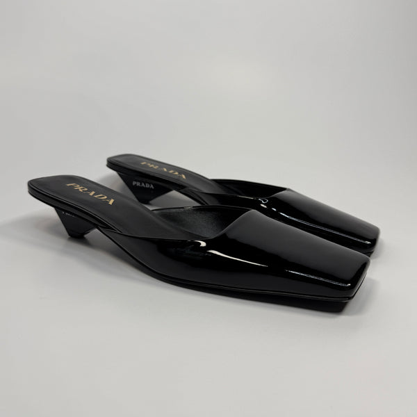 Prada Square Toe Mules (Size 39.5/UK6.5)