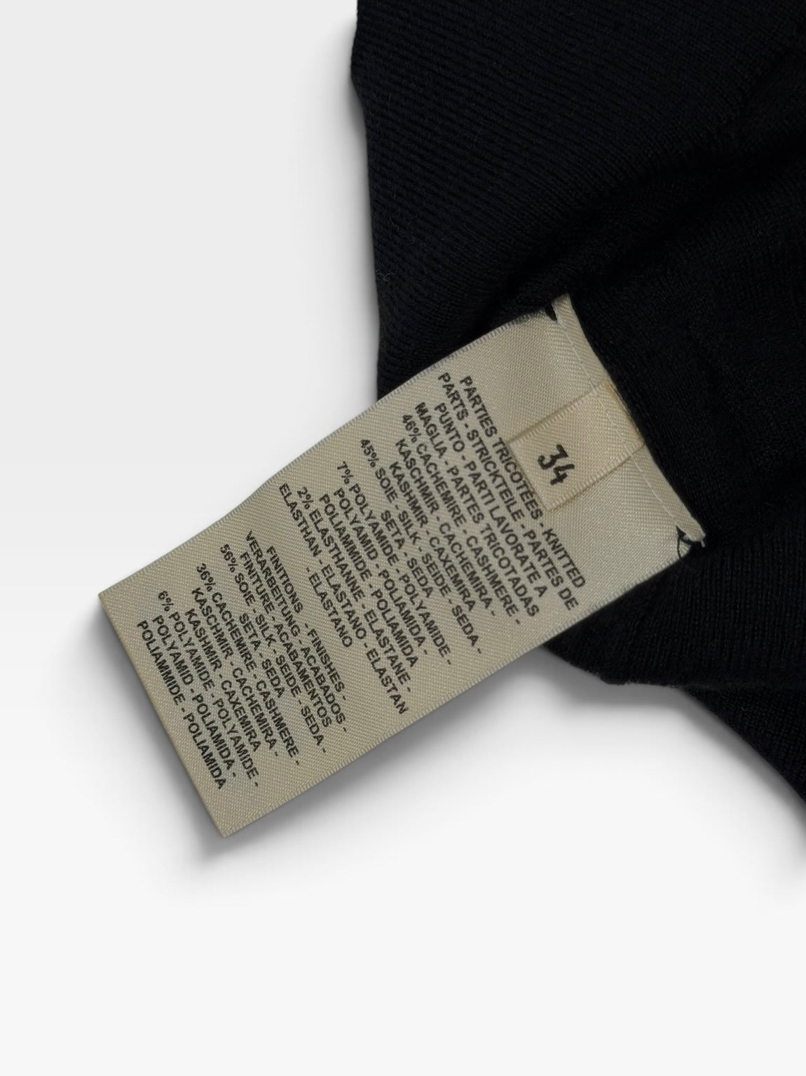 Hermès "Do Re Boucles" Short-Sleeve Sweater (Size 34/ UK6). Authentic and preloved in excellent condition. 100% guarantee. Insured next day delivery