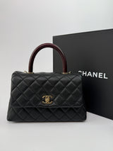 Chanel Small Coco In Black Caviar Leather With GHW