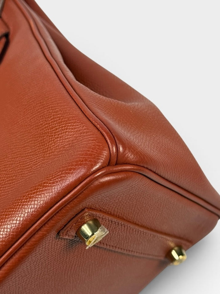 Hermès Birkin 30 In Rouge Venetian Epsom Leather With Gold Hardware. 100% authentic and preloved in excellent condition
