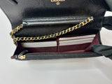 Chanel Wallet On Chain In Black Caviar Leather