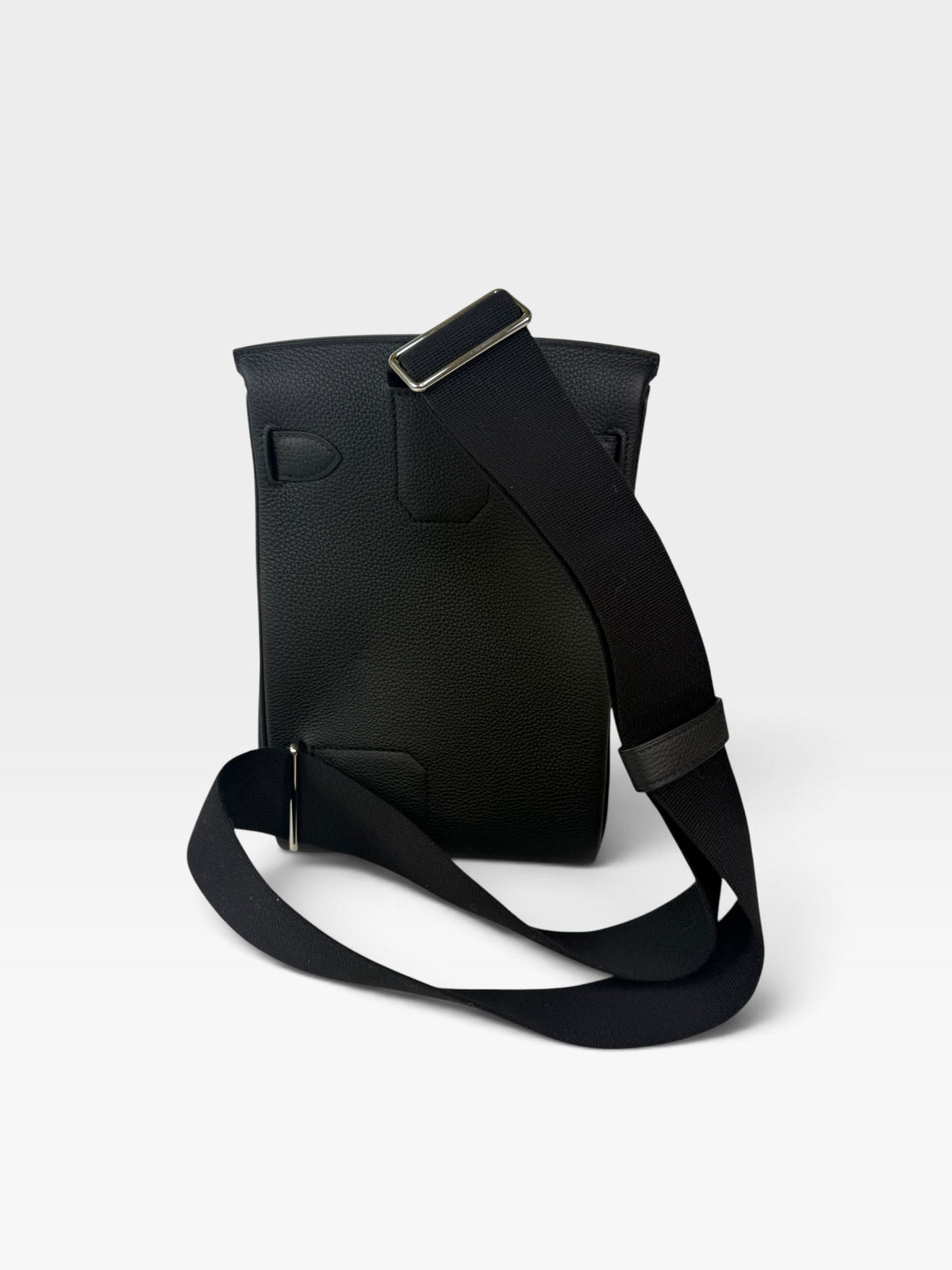 Hermès Hac A Dos Black Togo Leather Palladium Hardware