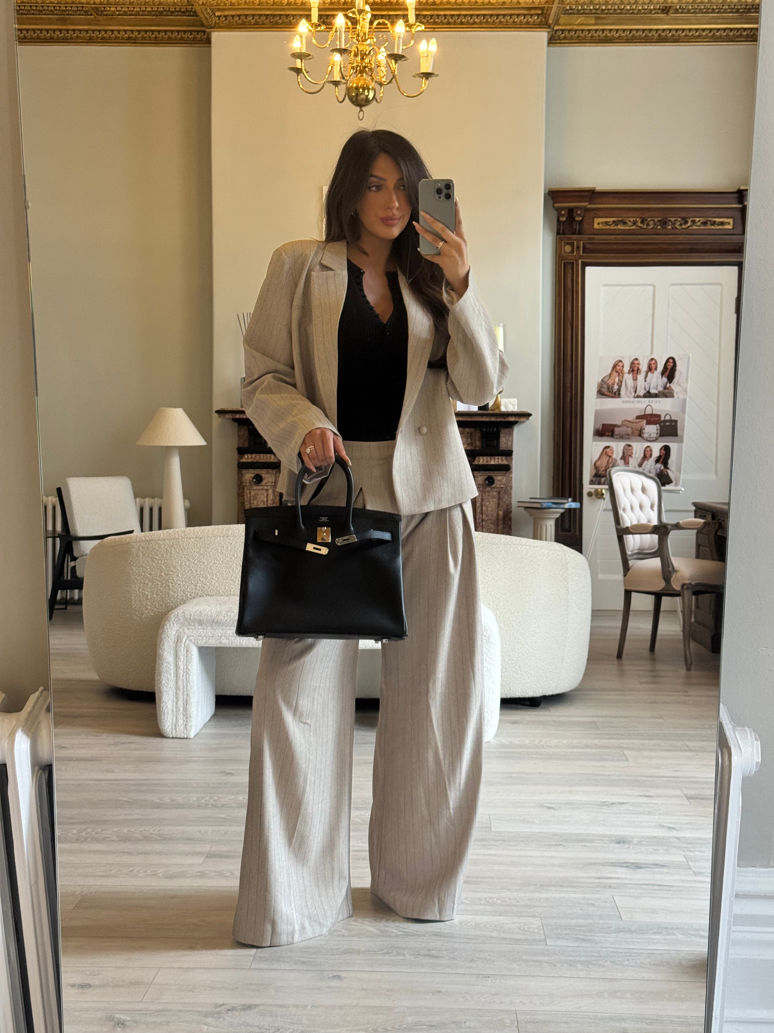 Authentic Pre Loved Hermès Birkin 35 Black Epsom Leather With Palladium Hardware Excellent Condition