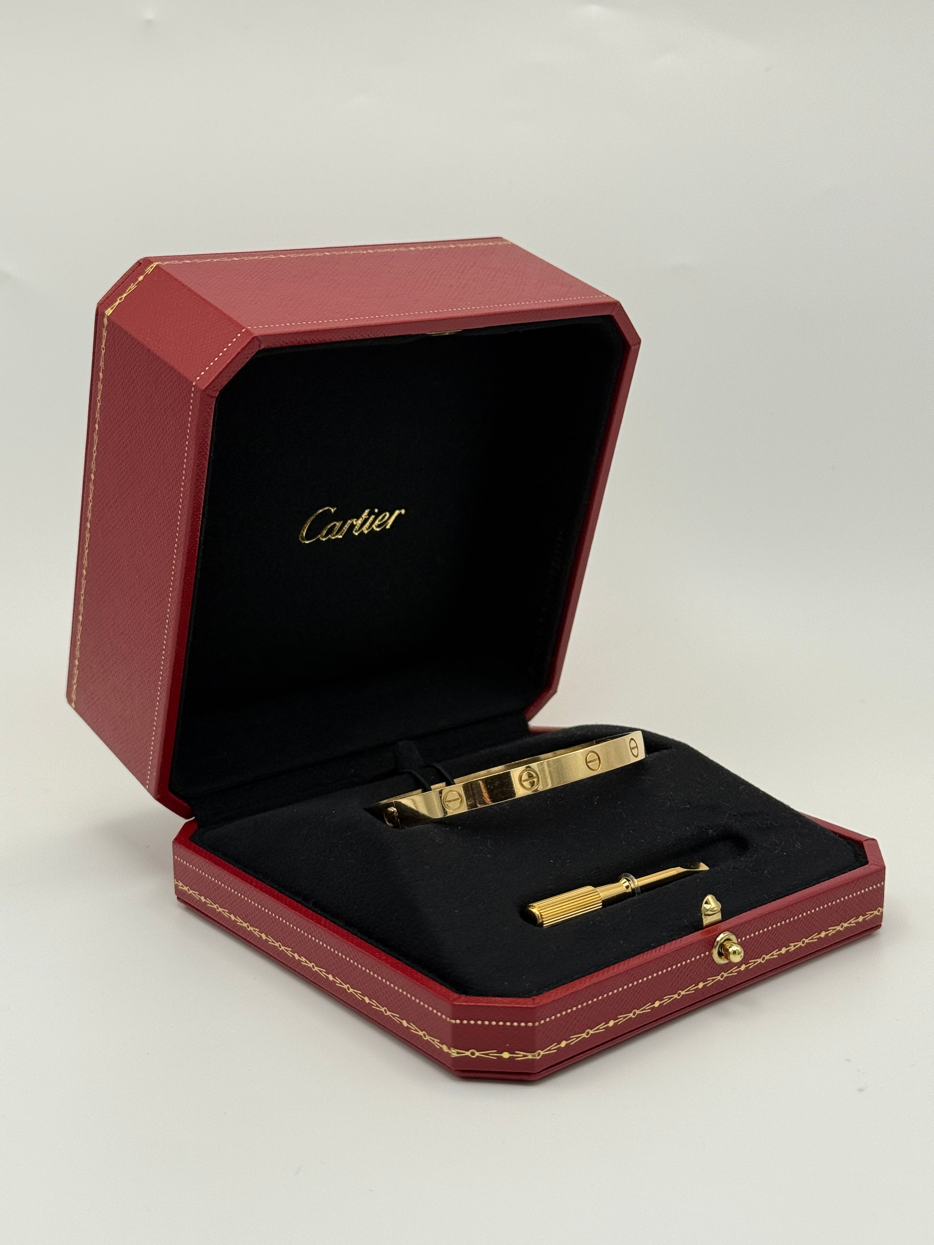 Cartier Love Bracelet in Yellow Gold  Classic Model
Pre Loved & Authentic 
