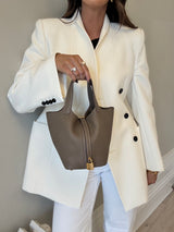 Hermès Picotin 18 In Etoupe Clemence Leather With GHW