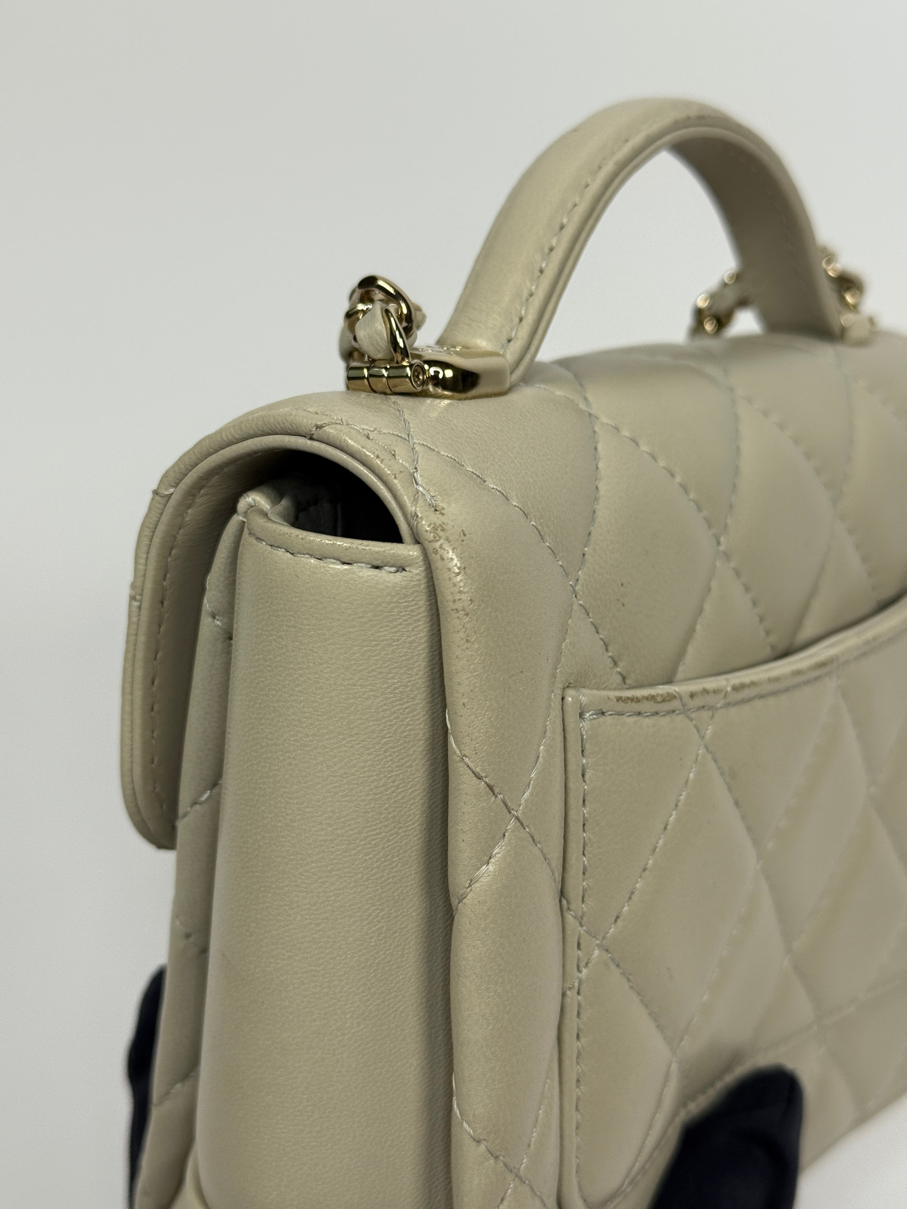 Chanel Seasonal Top Handle Flap Bag
Pre Loved & Authentic 