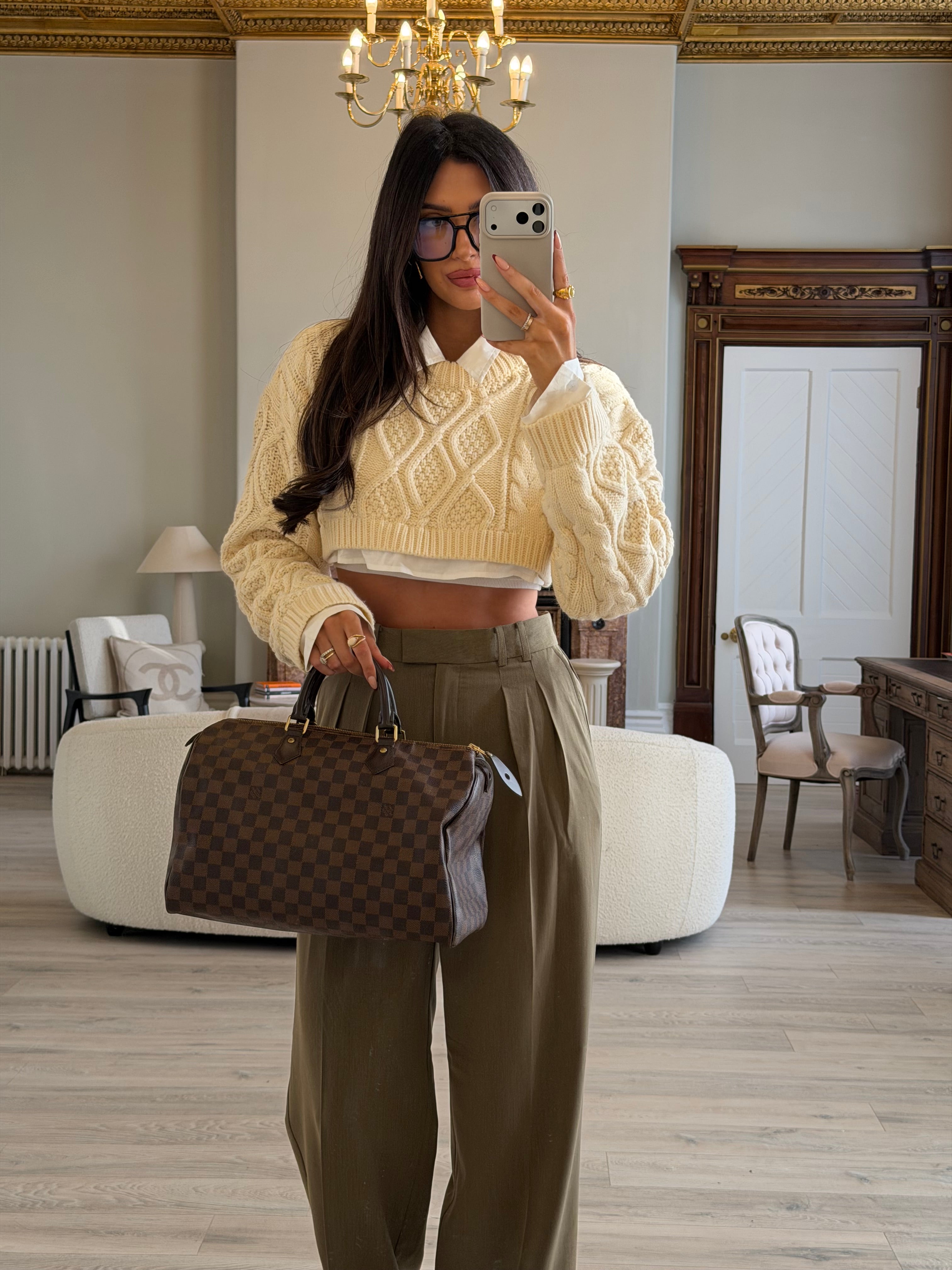 Louis Vuitton Damier Ebene Speedy 35