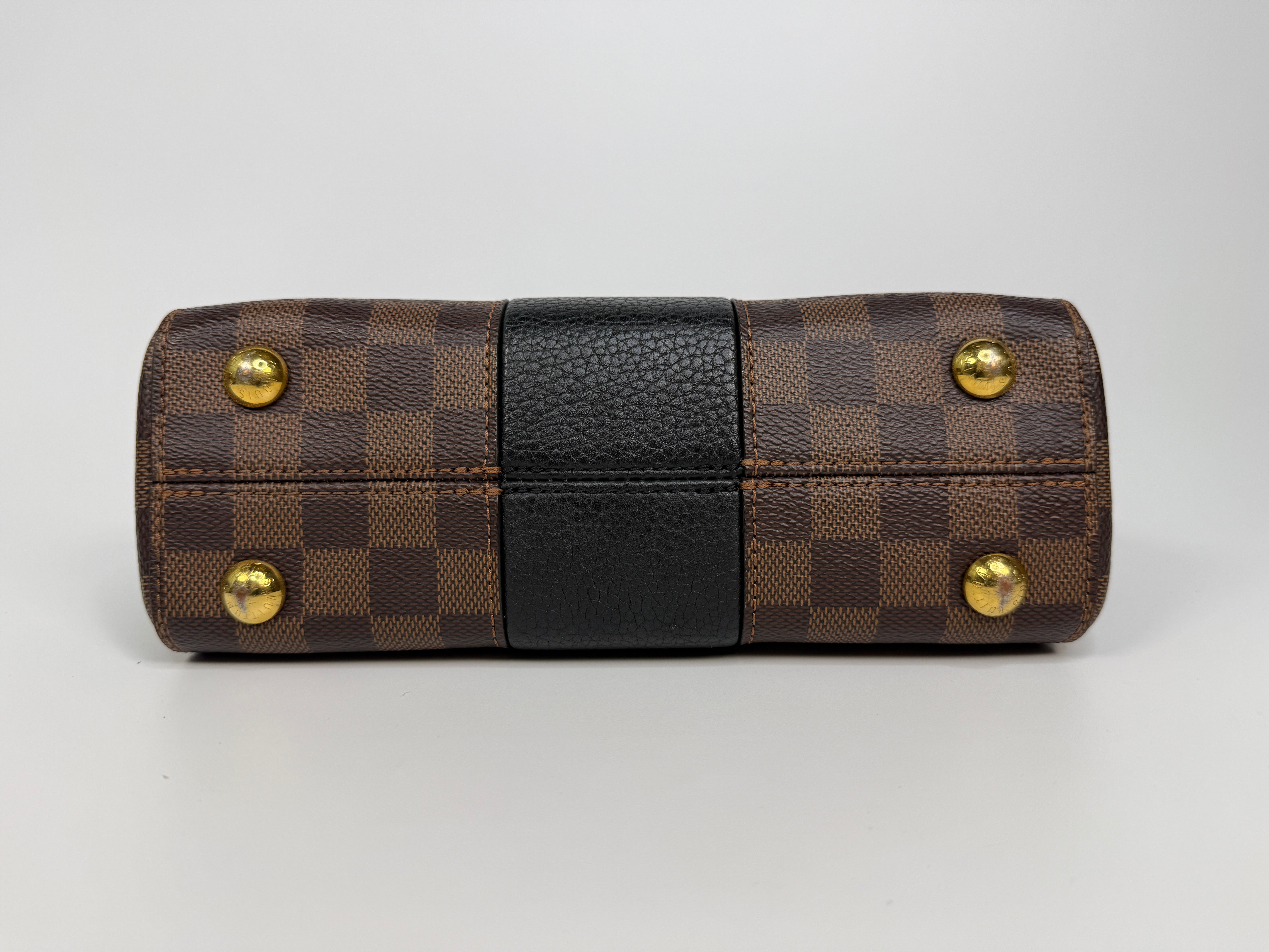 Louis Vuitton Bond Street BB In Damier Ebene With Gold Hardware