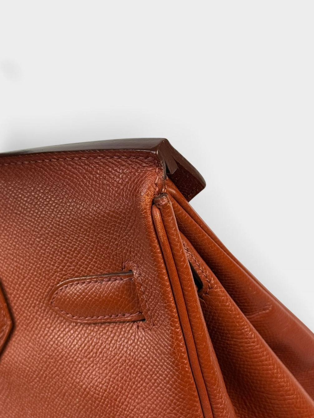 Hermès Birkin 30 In Rouge Venetian Epsom Leather With Gold Hardware. 100% authentic and preloved in excellent condition