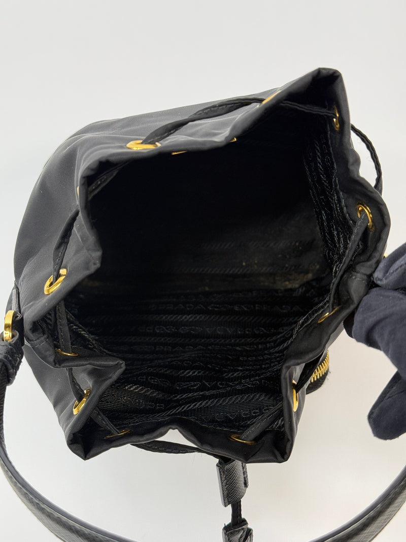 Prada Prada Duet Re-Nylon Bucket Bag