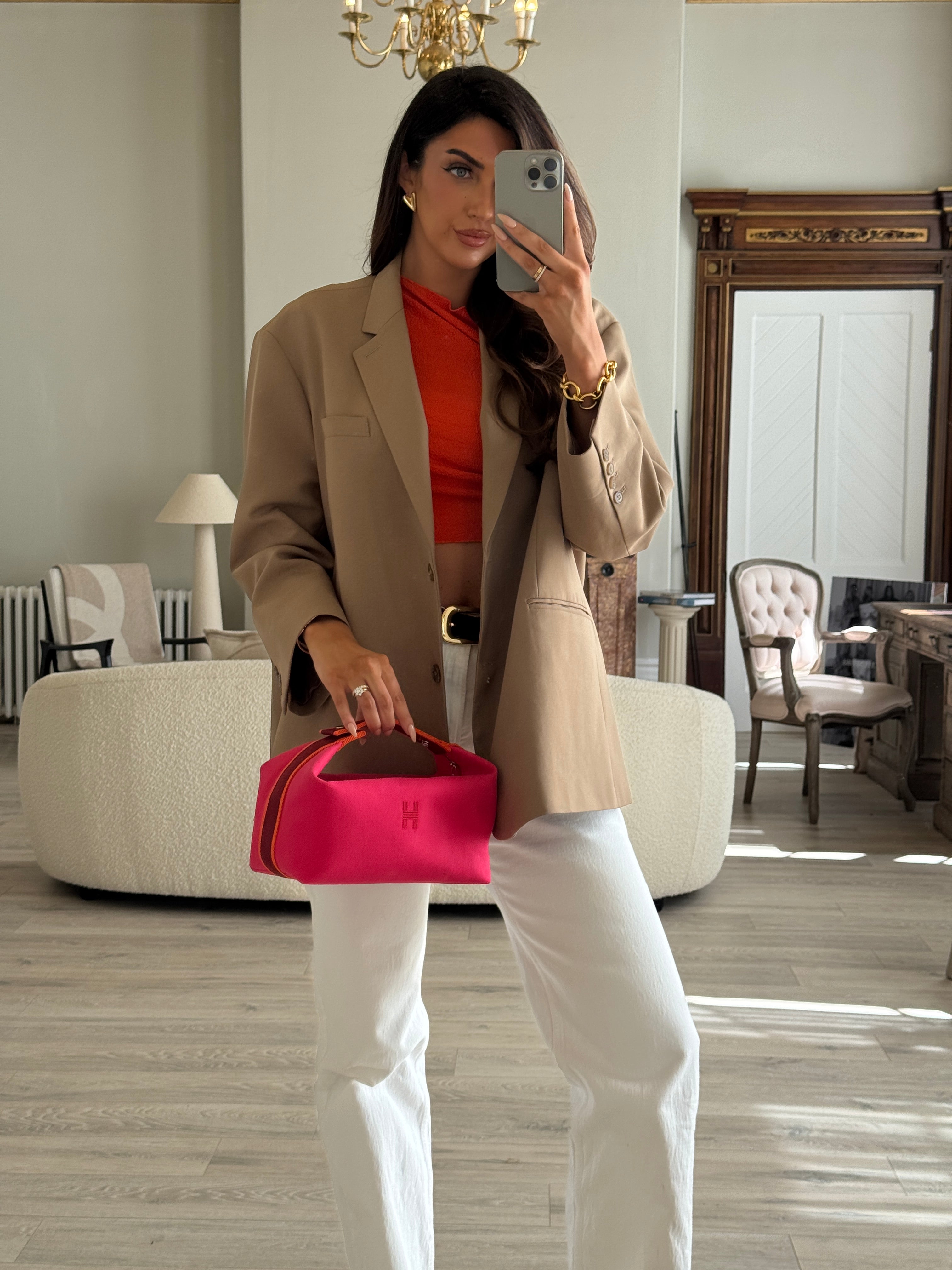 Hermès Bride A Brac Hibiscus Pink - Large Model