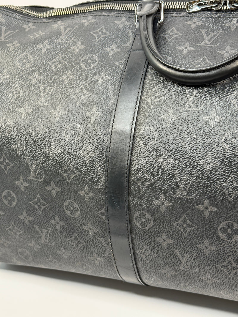 Louis Vuitton Keepall Bandouliere 55 Monogram Eclipse