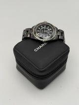 Chanel J12 38MM Black Ceramic Watch