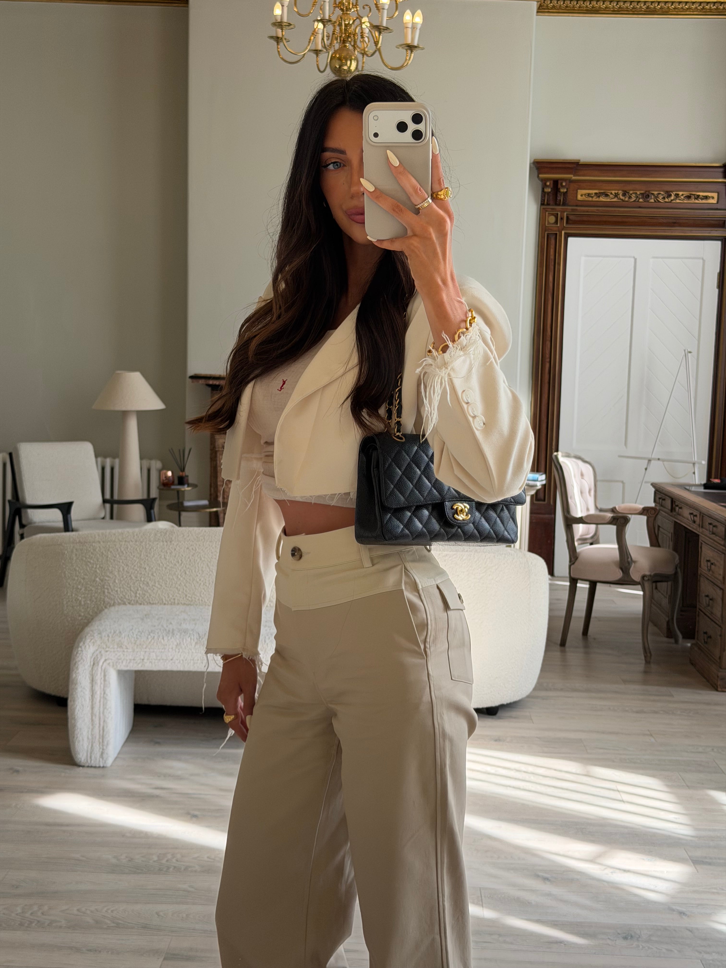 Chanel Medium Classic Double Flap Black Caviar Leather With Gold Hardware. Authentic and preloved. 100% Authenticity guarantee 