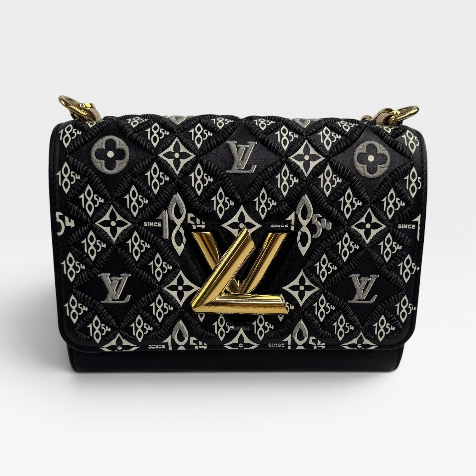 Louis Vuitton Since 1854 Embroidered Twist MM Shoulder Bag