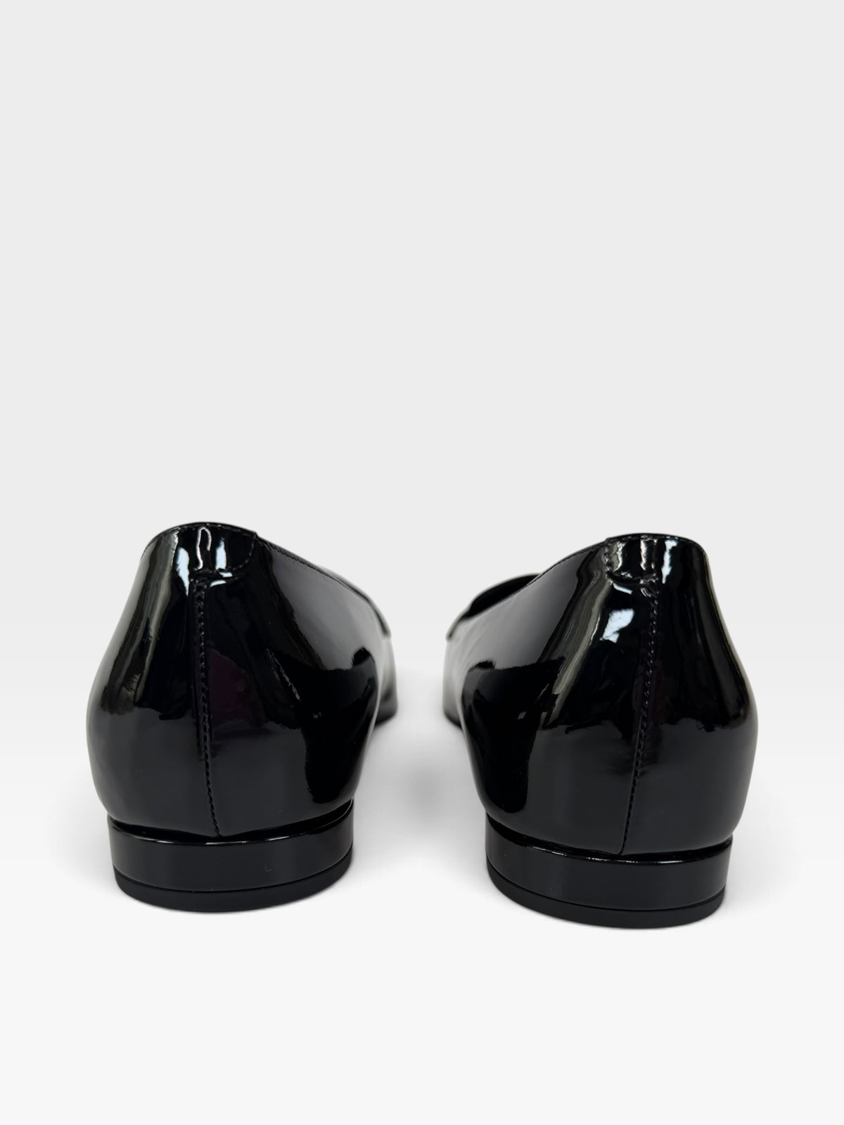 Chanel Black Patent Loafers (Size 39.5 / UK 6.5) 100% authentic and preloved in excellent condition