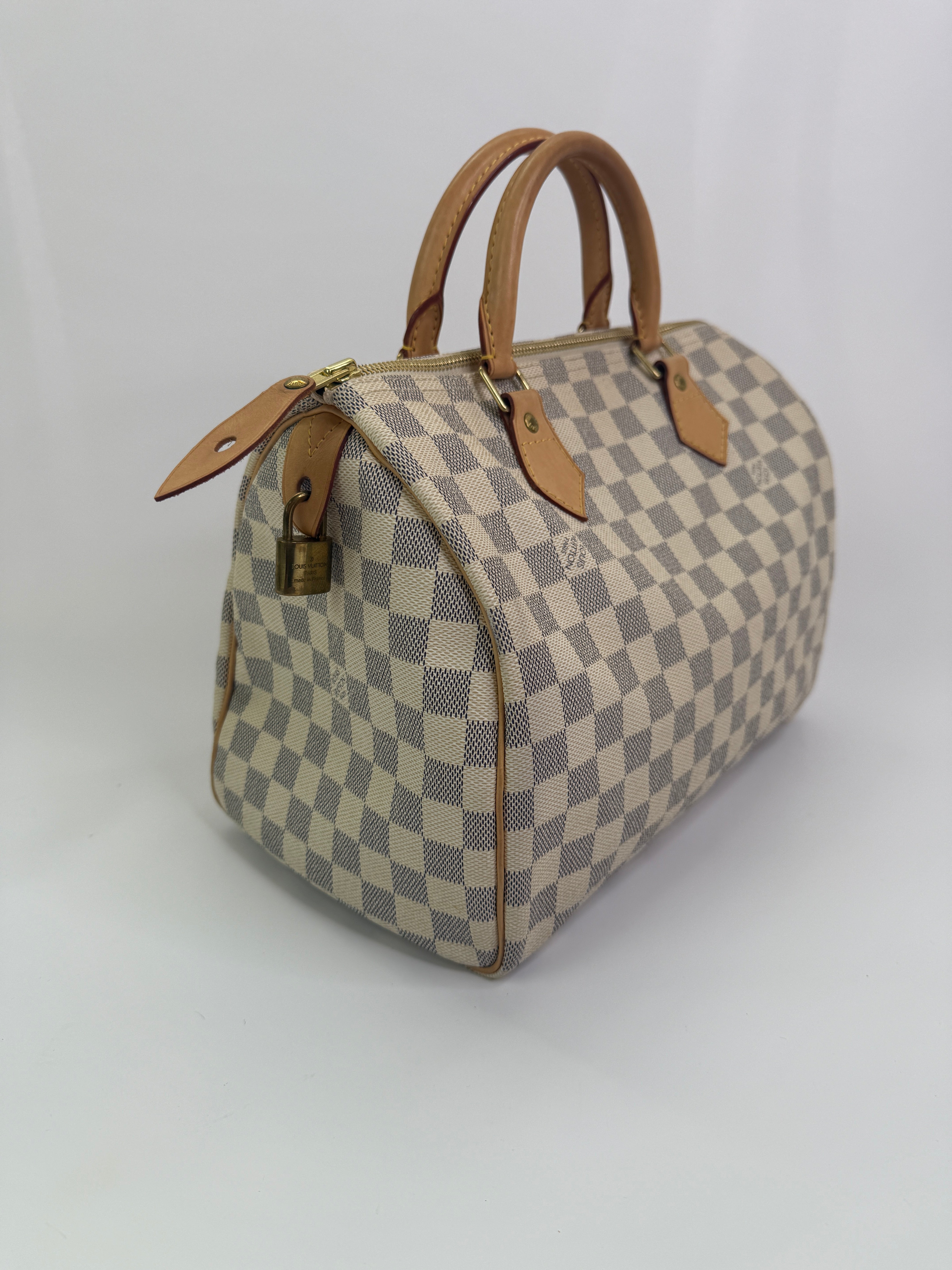Louis Vuitton Speedy 30 in Damier Azur