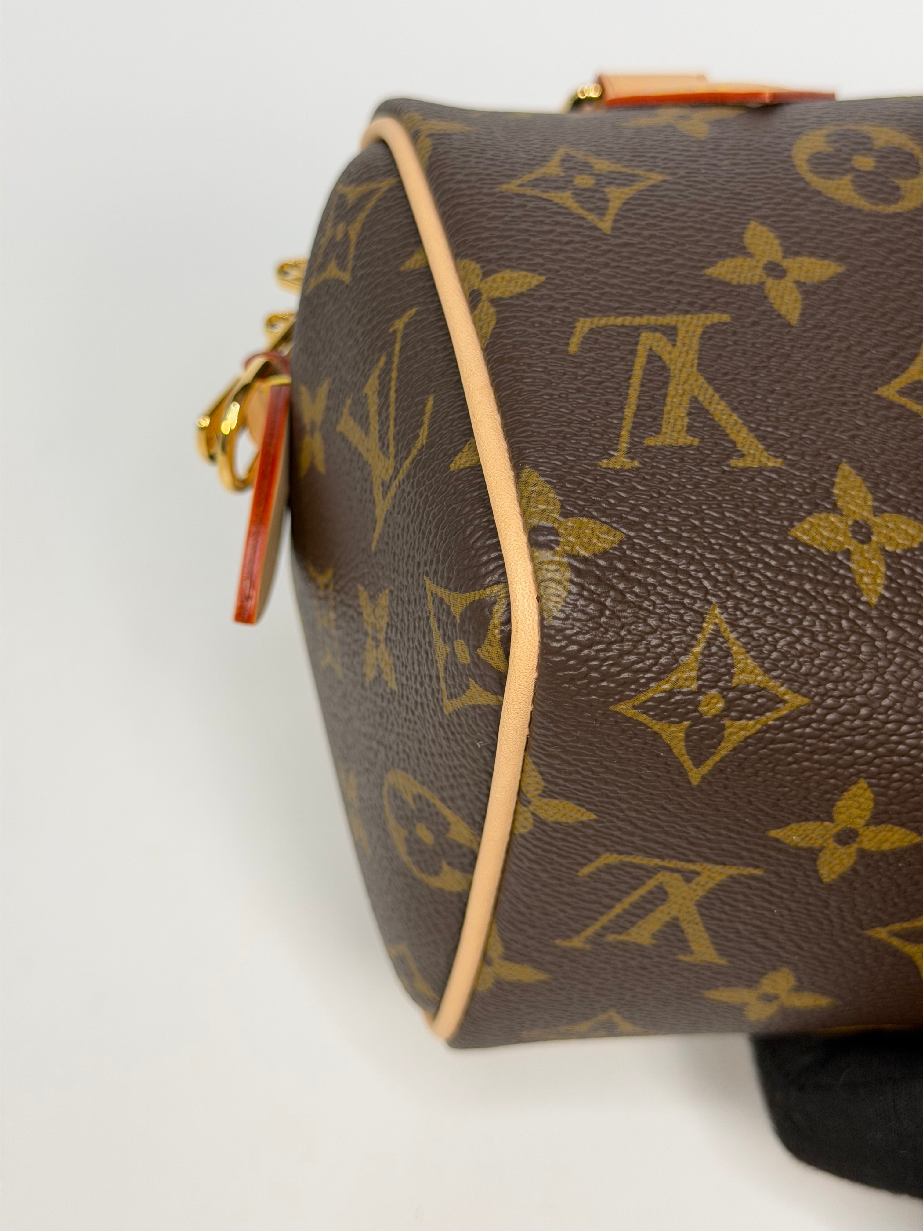 Louis Vuitton Speedy 20 In Monogram Canvas With Gold Hardware. Authentic and preloved in excellent condition.