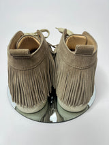 Christian Louboutin Brown Fringed High Top Trainers (Size 43.5 /UK 9.5)