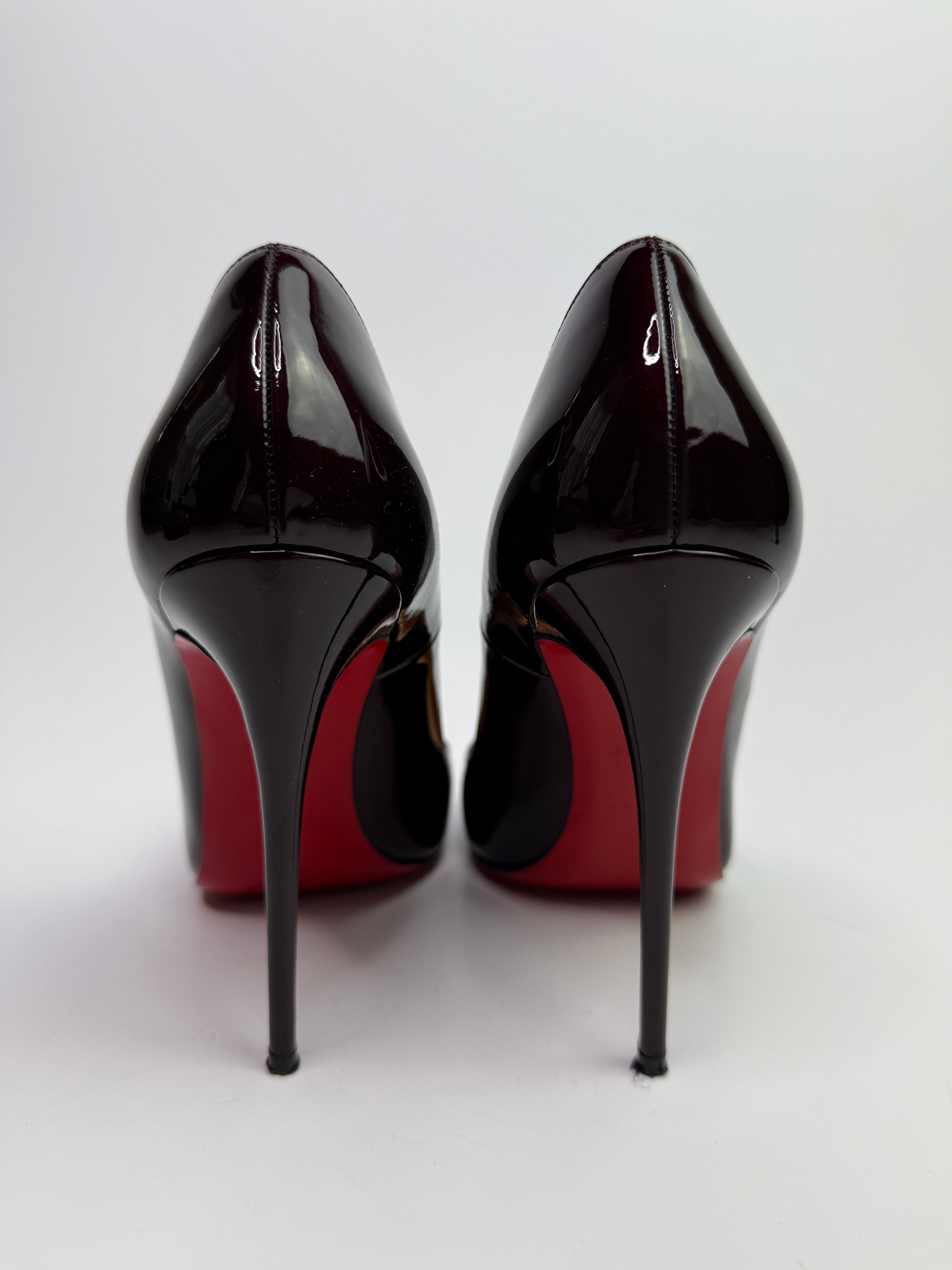 Christian Louboutin So Kate 120 In Rouge Noir  (Size 37.5/UK4.5)