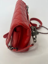 Chanel Limited Edition Red Leather Flap Bag