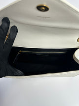 Saint Laurent Envelope Matelassé-Leather Shoulder Bag