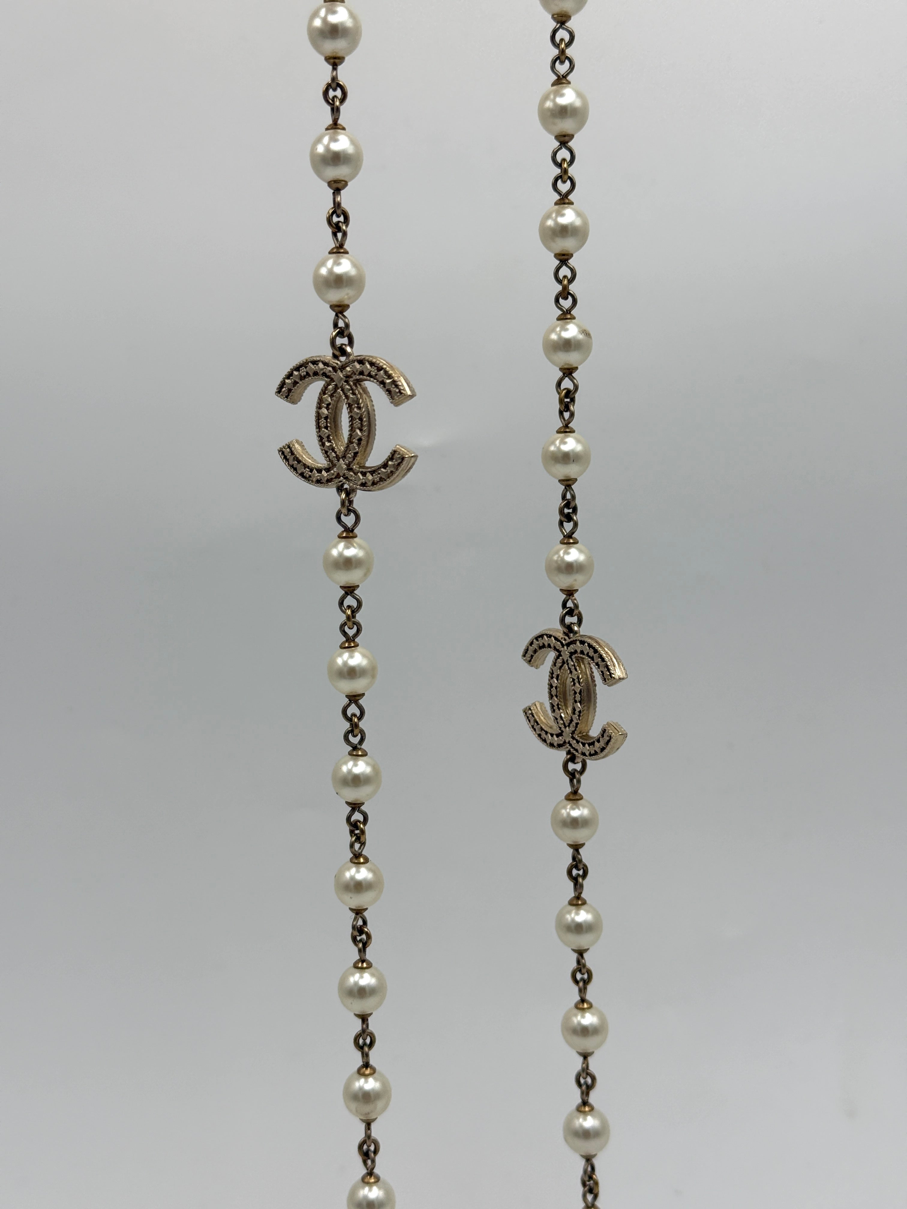 Chanel CC Pearl Necklace