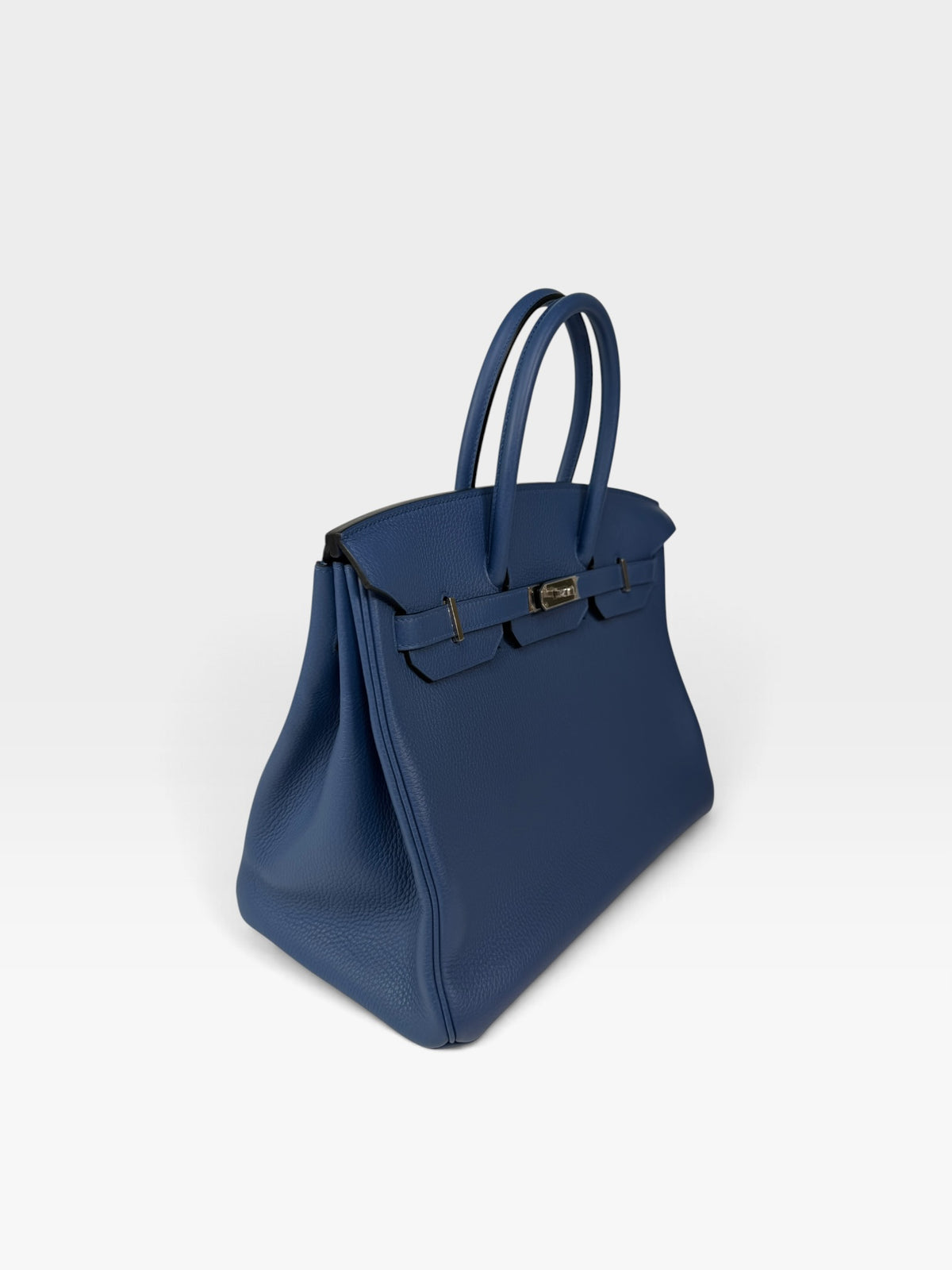 Hermès Birkin 35 In Bleu Agate Togo Leather With Palladium Hardware