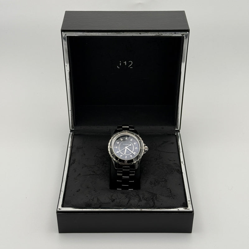 Chanel J12 38MM Black Ceramic Watch